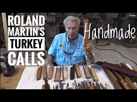 Roland Martin's handmade turkey calls