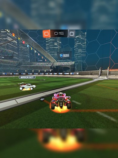 Desafio de Velocidade com o Mirror Bot em Rocket League