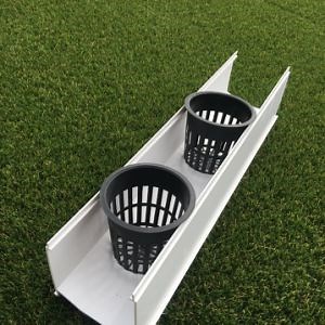 [Hot Item] PVC Channel White Plastic Hydroponics Square Tube Pipe for Growing Systems