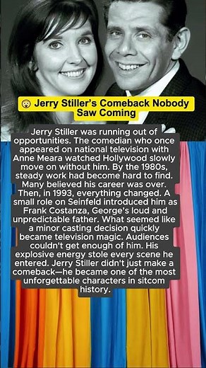😲 Jerry Stiller’s Comeback Nobody Saw Coming