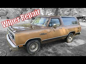 How To Replace The Windshield Wiper Motor Converting from 1987 Motor to 1992 Motor Dodge Ram Charger