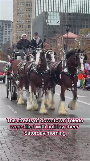 Marching bands, giant balloons, mascots and more marched the streets of downtown Toledo for The Blade’s 38th annual Holiday Parade. | WTOL 11