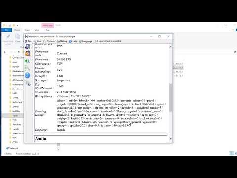 MediaInfo and Bitrate Viewer Video Analysis Tools