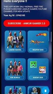 Ag tool v1.9 password 😍 ll how to download #freefire #ffskintool