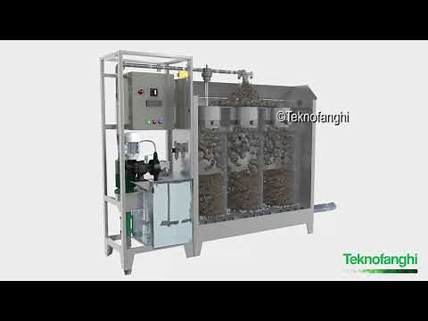 TEKNOBAG-DRAIMAD bags dewatering unit - How it works