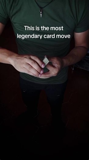 This is the most legendary card move cardistry tricks #creatorsearchinsights #cardistry #cardtrick #magic #cards