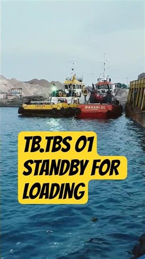Standby for Loading #tugboat#ship#barge#layarchannel