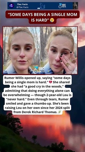 Rumer Willis breaks down sharing reality of single motherhood 💔🌿