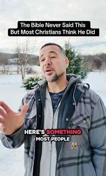 The Bible Never Said This But Most Christians Think He Did
