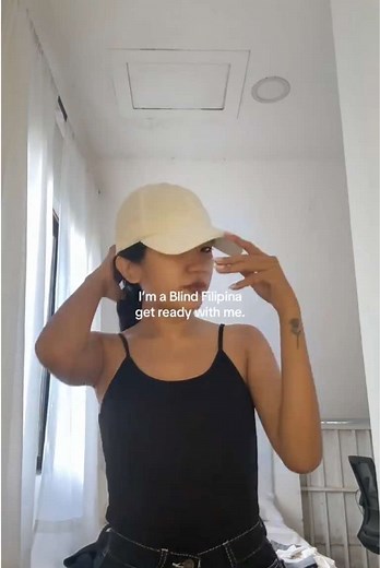 say my name and everything just stops. Literally. Cause I don’t get visual cues | Shaina Blind Filipina #GetReadyWithMe #Blind #BlindGirl #Filipjna #BlindFilipina