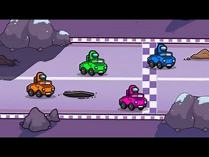 CARS in AMONG US!? Among Us Kart Racing Mod! (Custom Gamemode)