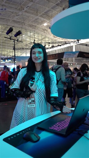 PAX on Instagram: "Just dropped at PAX East: The new @alienware 16 and 16X Aurora gaming laptops! Built for performance gaming and everyday use, these are gaming laptops for everyone. Catch @nihaachuu and @3llebelle getting a first look. #alienwarepartner #ad #spon"