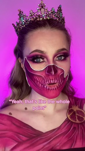 Persephone makeup, queen of the underworld #foryoupage #fypシ #persephone