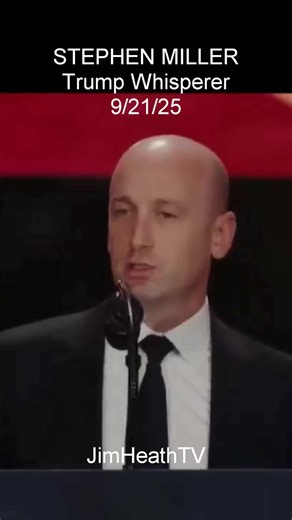 🚨 "WE ARE THE ONES WHO BUILD" — STEPHEN MILLER'S CHILLING SPEECH 🚨 At Charlie Kirk’s memorial, Trump whisperer Stephen Miller gave a chilling speech dripping with white nationalist rhetoric — declaring that those outside his white, Western lineage "have nothing" and "can create nothing." Miller, a Jewish immigrant’s son and Trump’s Deputy Chief of Staff, is at the heart of Project 25 — executing the administration’s most extreme policies. With a few cruel sentences, he erased the contributions