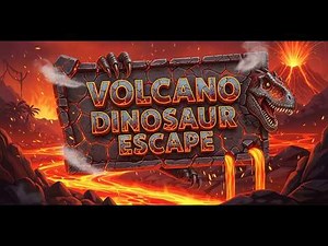 G4K Volcano Dinosaur Escape Game| Games4King Walkthrough
