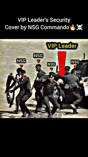 VIP Security Cover by NSG Commando🔥☠️⚔️ #nsg #specialforces #vip #protection #commando #spg #army