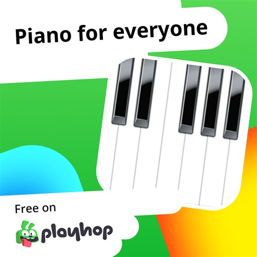 Piano for everyone: العب أونلاين مجانًا على Playhop