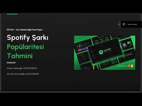 Spotify Şarkı Popülaritesi Tahmini: Derin Öğrenme ile Hit Analizi 🎵 (Final Projesi) AKATSUKİ grubu