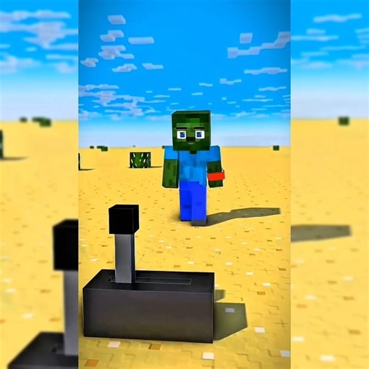 minecraft animation baby zombie #minecraft