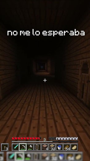 ME mori del SUSTO #minecraft #aterrador #minecraftterror #clips