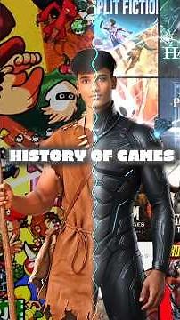 The INSANE Evolution of Video Games — From Caveman to Cyberpunk 🎮🔥 #historyofgames