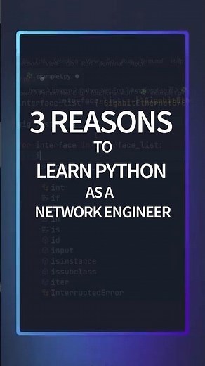 Why Should You Learn Python? #networkengineer