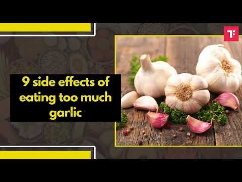9 side effects of eating too much garlic