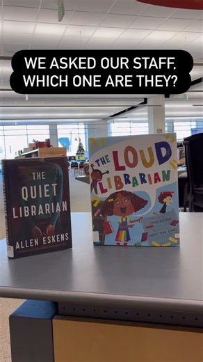 Shhhh… just kidding. Sometimes we’re loud too. 🤭📚 IB: @moorestown_library #laramiecountylibrary #cheyennewyoming #lovemylibrary #publiclibrary #libraryfun | Laramie County Library System