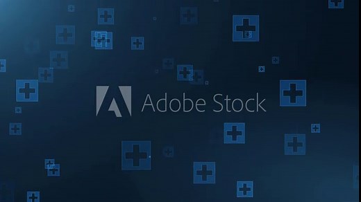 Abstract medical Presentation background . geometric medical cross shape medicine and science concept. Template design and idea for healthcare technology, innovation health, science and research. loop