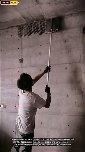 Efficient & Smart Concrete Surface Repair Tool for Wall Crack Fixing and Structural Maintenance