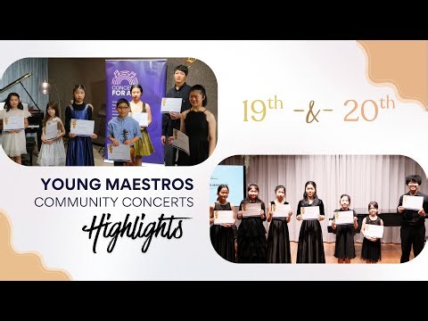 Performance Highlights: 19th and 20th Young Maestros Community Concerts