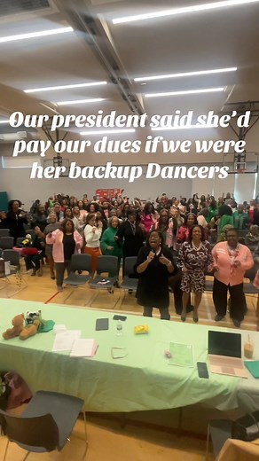 💃🏾 When Madam President said she’d pay our dues… we understood the assignment! 👛✨ Catch us as her very enthusiastic backup dancers because sisterhood hits different when dues are on the line! 😂💅🏽 #RhoThetaOmega #AKA1908 #TikTokTrend #ChapterGoals #SisterhoodAndShenanigans #ServiceWithASideOfFun | Alpha Kappa Alpha Sorority, Inc.- Rho Theta Omega Chapter