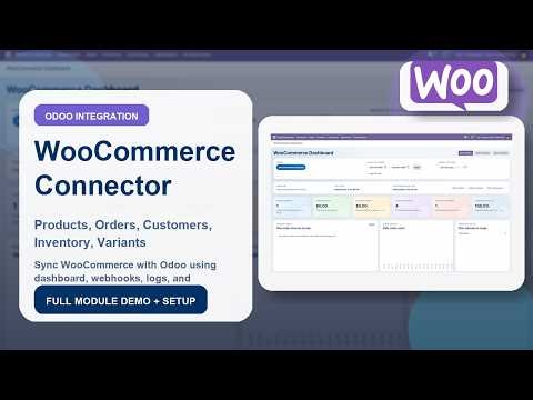 WooCommerce Connector for Odoo | Product, Order, Customer & Inventory Sync Demo