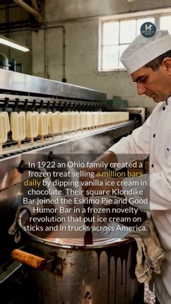 Did you know the Klondike and Good Humor bars were invented just miles apart in Ohio? #history #didyouknow #historyfacts | Historical Blog