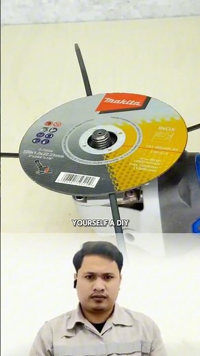 A creative DIY idea turn zip ties into a homemade grass trimmer #tips #tricks #cableties