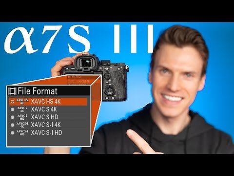 A7S iii Video Settings Guide. What video settings does the Sony A7S iii have? A7S iii file formats