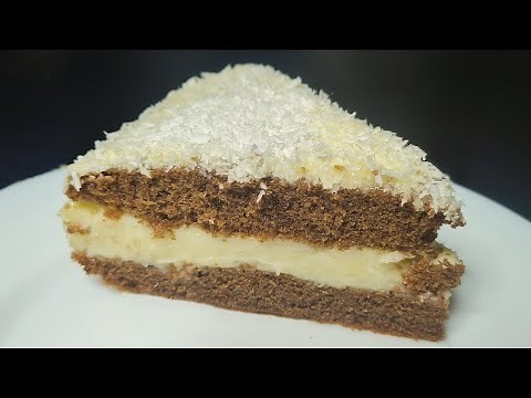 Great coconut cake in 10 minutes🥥 Absolutely everyone loves this recipe!