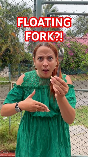 Learn the floating fork trick 🍴