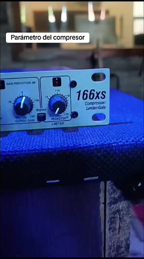 Parámetros del Compresor en Audio Profesional