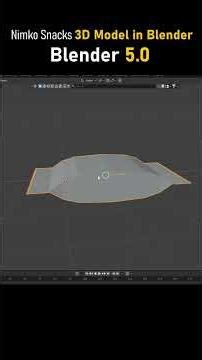 modeling product in blender l Nimko Snack Example #Blender3D#ProductModeling#BlenderBeginner