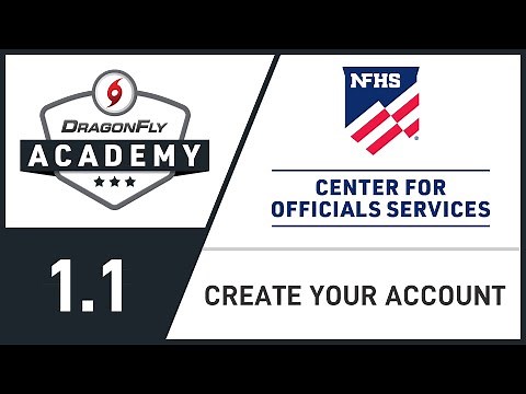 NFHS Center for Officials Services: Create Your Account