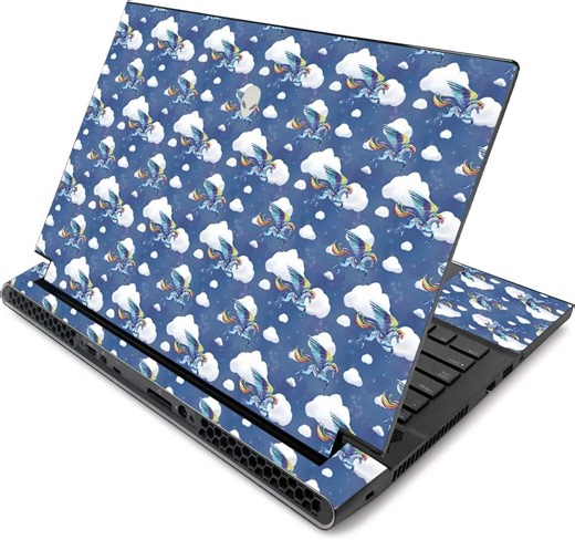 Amazon.com: MIGHTY SKINS MightySkins Skin para Alienware m17 R2 (2019) - Pegaso arcoíris | Funda protectora de vinilo duradera y única | Fácil de aplicar, quitar y cambiar de estilos | Fabricado en los Estados Unidos : Salud y Hogar