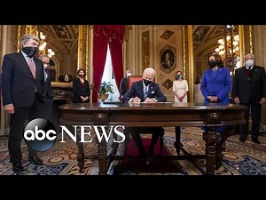 Biden signs 15 executive actions, reversing some Trump policies