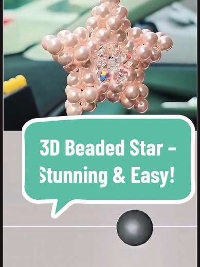 Easy 3D Beaded Star Tutorial for Beginners