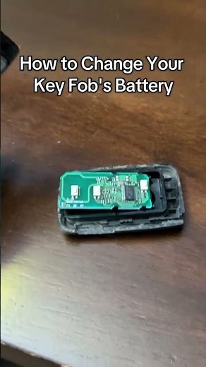 How to change a key fob battery