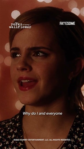 We accept the love we think we deserve. 🎥: Perks of Being a Wallflower