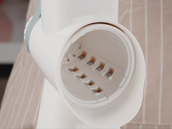 KEOUKE Rotary Ice Shaver Manual White - Stainless Steel Blade, Quick Labor-Saving Handle, Safe Stable Suction Base, Home Using Snow Cone Machine for All Ice Cubes