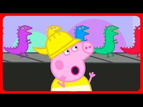 Peppa Pig at the Dinosaur Toy Factory! Peppa Pig Funny Animation