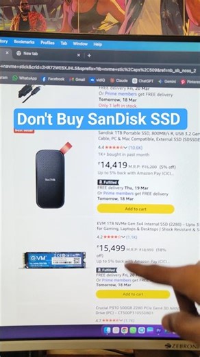 What's WRONG with SanDisk External SSDs? #shorts #ssd #unboxing #tech