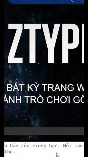 ZType – An Awesome Typing Practice Website Using a Space Shooter Game